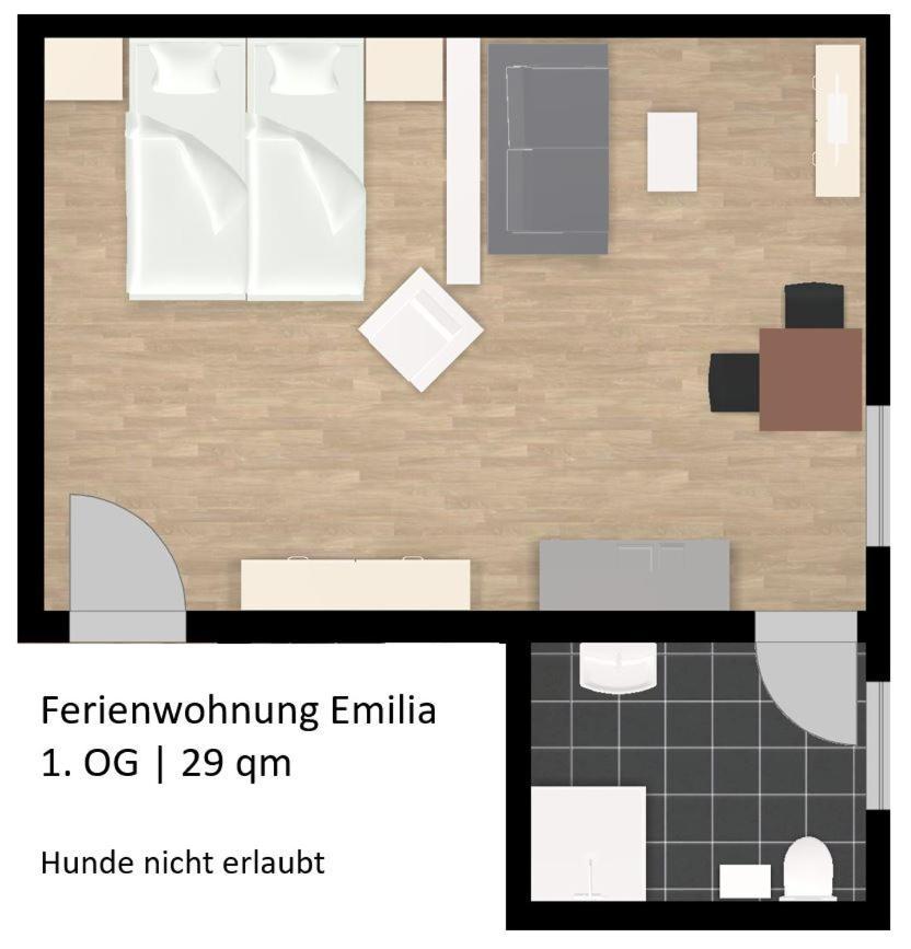 Ferienwohnungen Bachblick 于伯塞 外观 照片