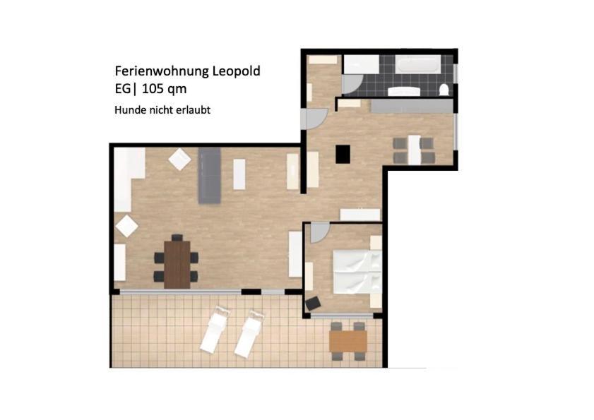 Ferienwohnungen Bachblick 于伯塞 外观 照片